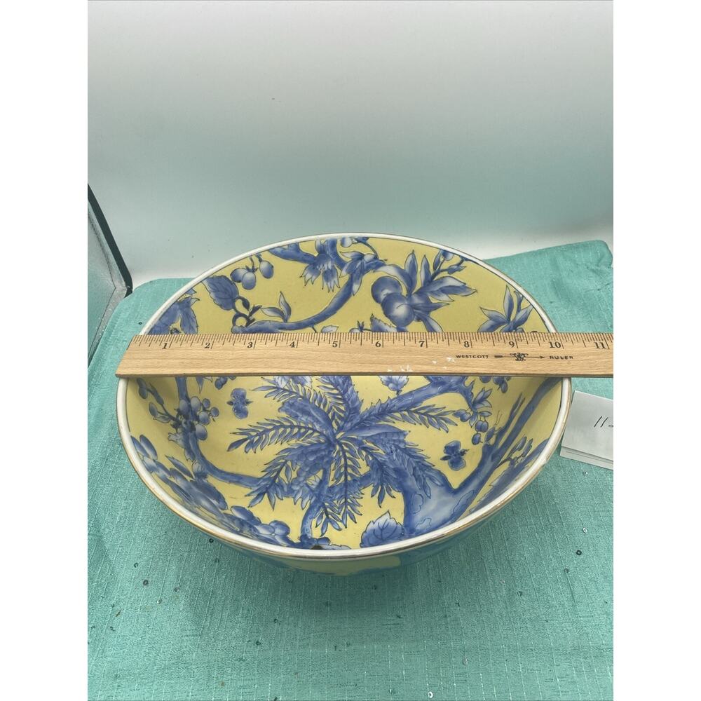 Amazing Porcelain Japanese ware 10 Inch Centerpiece bowl 10” Diameter - Picture 4 of 12